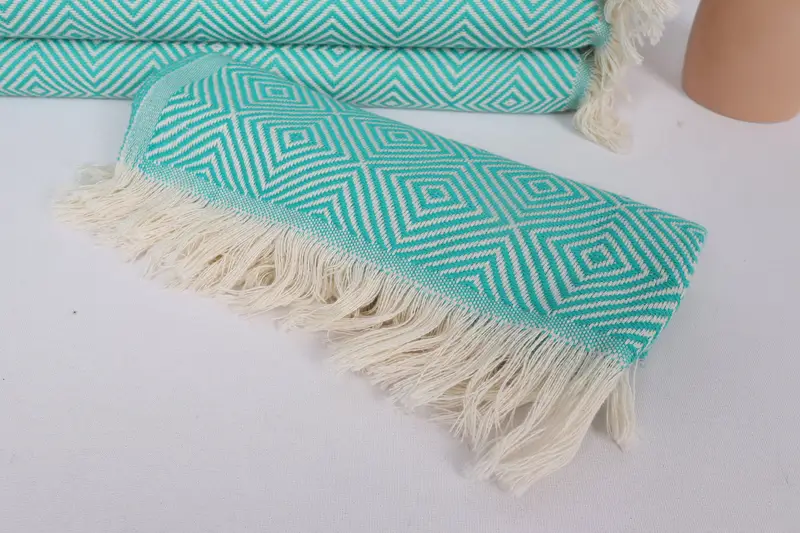 Monogram Towels, Personalized Gifts, Personalized Hand Towel, Monogram Tea Towel, Girl Trip Party Favor, Kitchen Towel, 28x20 Cotton Diamond Towel - 4
