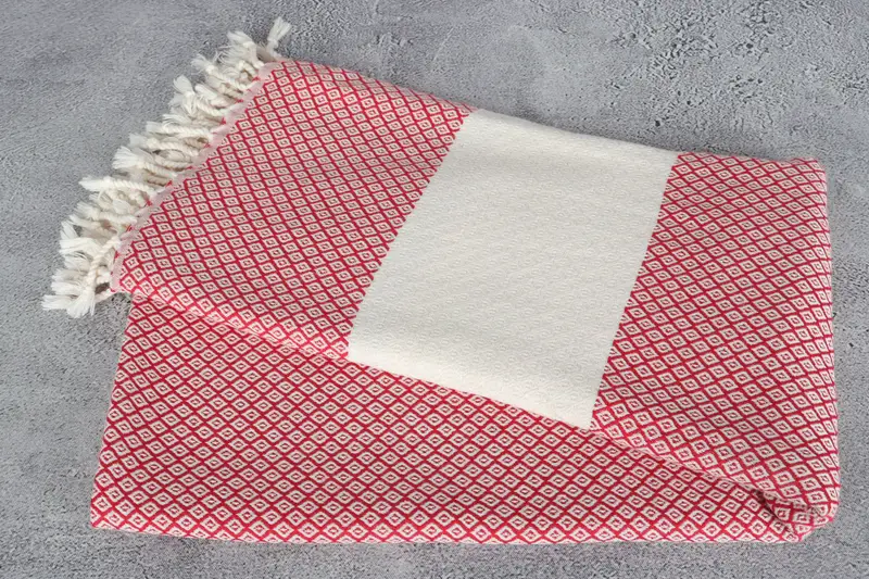 Bachelor Gift, 70x36 Linen Diamond Towel, Embroidered Turkish Towel, Bachelor Bachelorette Party Favors, Peshtemal Towel, Guest Towel, Fouta towel - 6