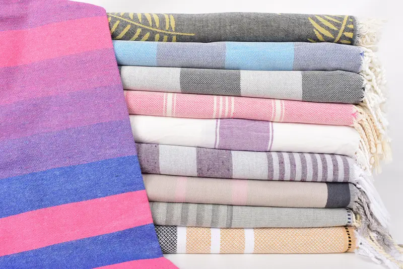 Personalized Beach Towel, Pool Towels, Bridesmaid Gift Towel, 70x40 Cotton Set of 10 Towel, Valentines Day Gift Idea, Custom Wedding Gift - 1