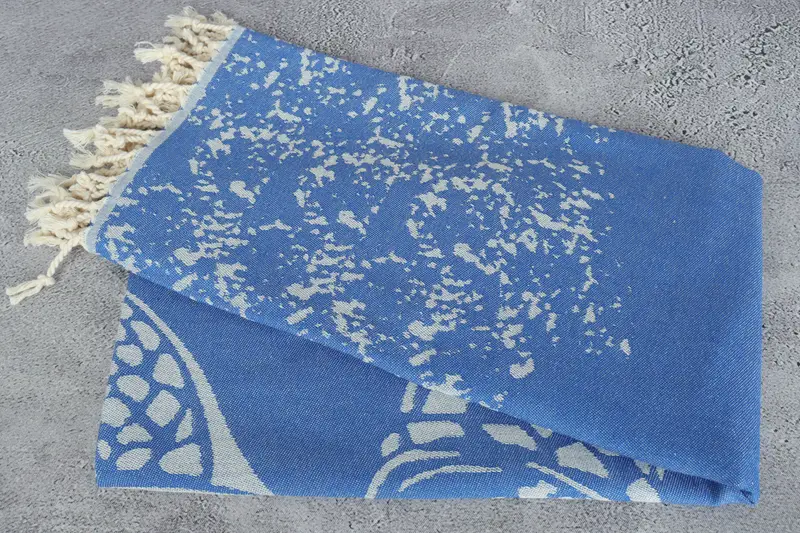 Hammam towel, Embroidery Towels, Spa Towel, Personalized Towel, Gym Towel, Beach Towel Gift, Organic Towel, 70x40 Cotton Carretta Patterned Towel - 7