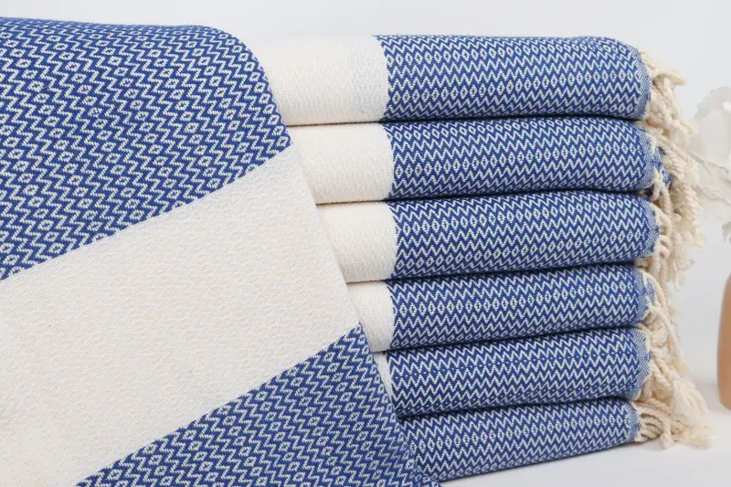 Beach towel, Absorbent towel, Turkish Bath Towel Set, Baby Boy Gift, Turkish bath towel for spa, Personalized Towel, 70x40 Cotton Diamond Towel - 1