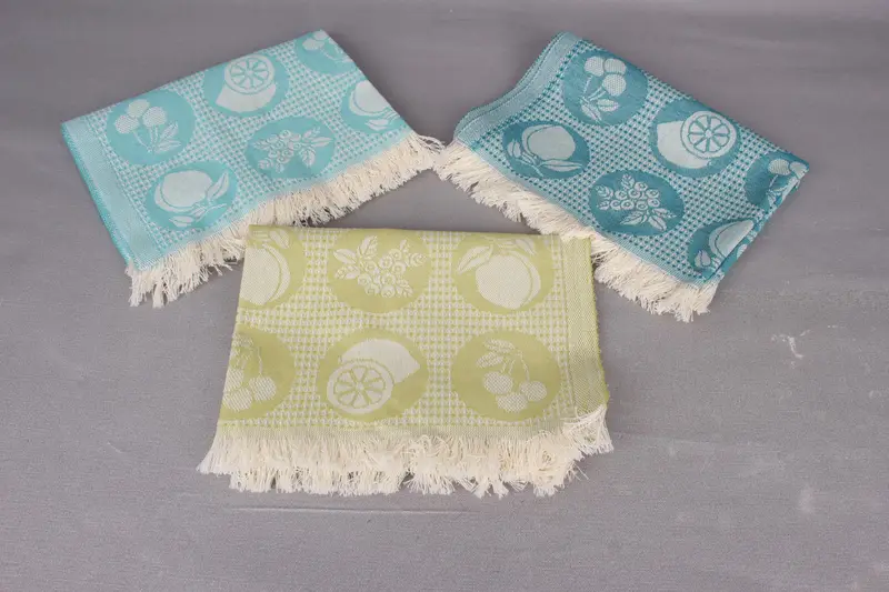 28x20 Cotton Fruits Patterned Towel, Personalized Gift, Personalized Dish Towel, Personalized Wedding Gift, Home Decor Gifts, Monogram Hand Towel - 4