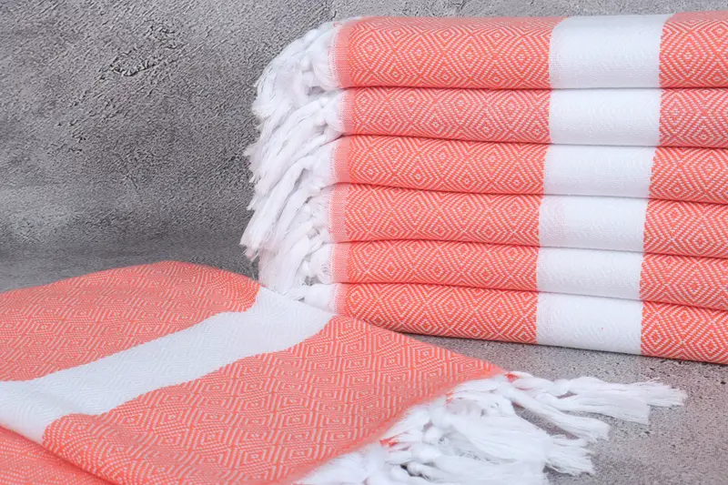 Employee Gifts, Soft towel, Lightweight towel, Girls Weekend Getaways Ideas, Spa Gift Towel, Bridal Shower Gift, 70x40 Cotton Diamond Towel - 2