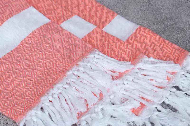 Employee Gifts, Soft towel, Lightweight towel, Girls Weekend Getaways Ideas, Spa Gift Towel, Bridal Shower Gift, 70x40 Cotton Diamond Towel - 5
