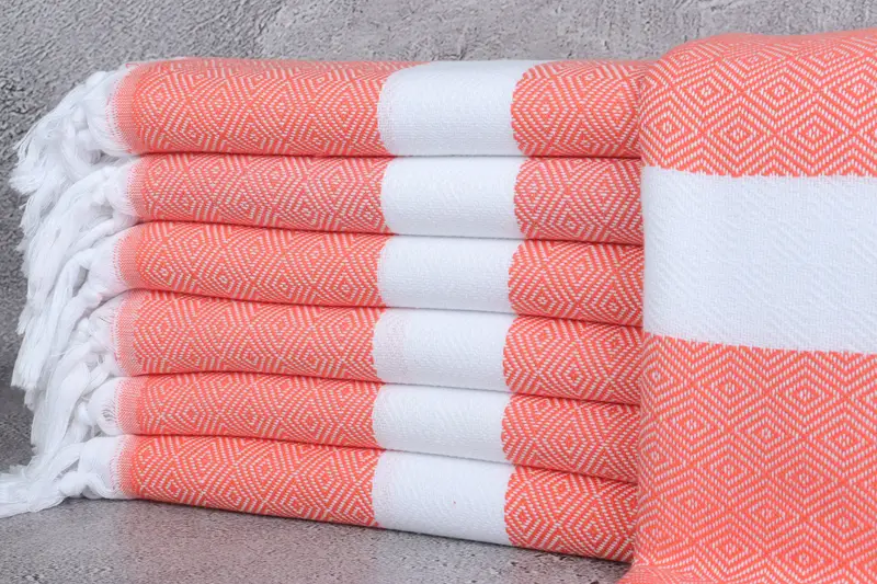 Employee Gifts, Soft towel, Lightweight towel, Girls Weekend Getaways Ideas, Spa Gift Towel, Bridal Shower Gift, 70x40 Cotton Diamond Towel - 1