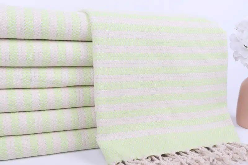 Embroidered Towel, Hammam Towel USA, Monogrammed Beach Towel, Christmas Gift, Quick-dry peshtemal, 70x40 Cotton Chevron Towel, Bulk Order Towel - 2