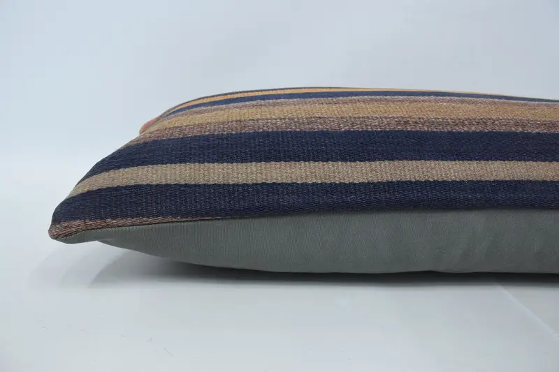Garden Cushion Cover, 16x48 Red Cushion Case, Kilim Cushion Sham, Vintage Kilim Pillow, Turkish Pillow, Pillow, Chair Pillow Case - 5