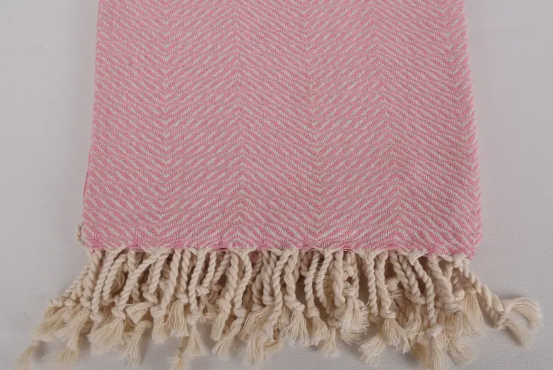 Guest Towel, Soft towel, Bachelorette Party Gifts, Turkish bath towel, Handmade Gift, Soft and absorbent Turkish towel, 70x40 Cotton Chevron Towel - 3