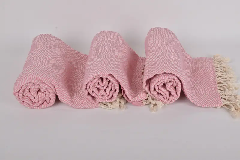 Guest Towel, Soft towel, Bachelorette Party Gifts, Turkish bath towel, Handmade Gift, Soft and absorbent Turkish towel, 70x40 Cotton Chevron Towel - 8