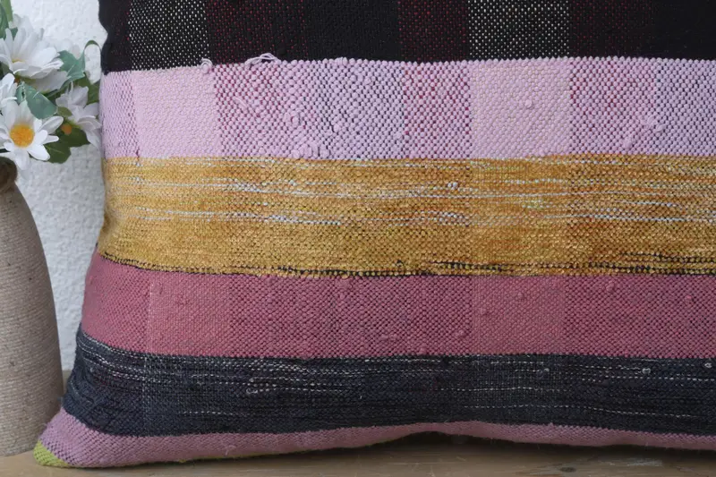 Home Decor Pillow, Pillow, Vintage Pillow, Vintage Kilim Pillow, Personalized Gift Pillow Pillow Sham, 16x16 Green Pillow Sham - 3