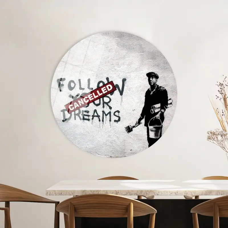 Enchanting Banksy Graffiti Street Art Printed Canvas