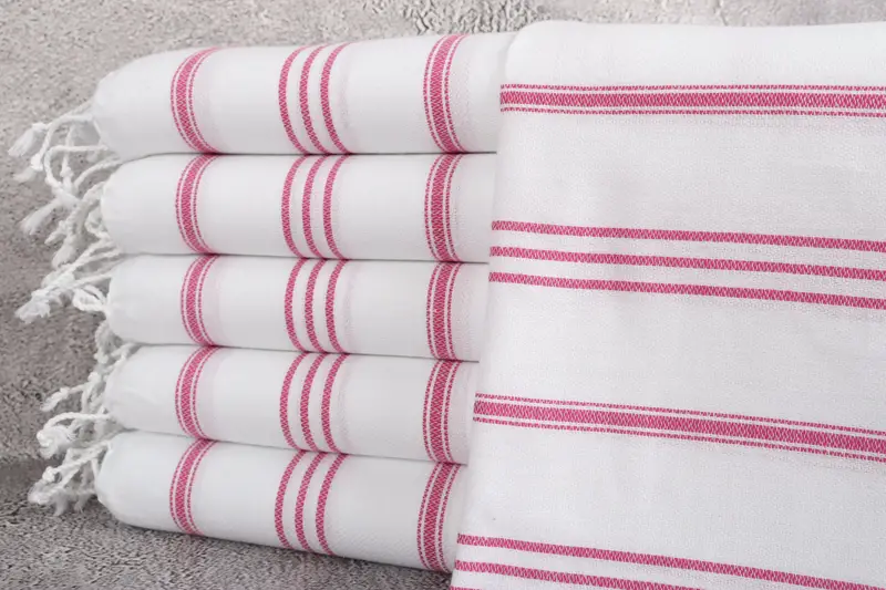 Bathroom Towels, Boyfriend Gift, Organic Towel, Handmade Gift, 40x24 Cotton Striped Towel, Turkish Hand Towel, Towel With Name, Custom Hand Towel - 1