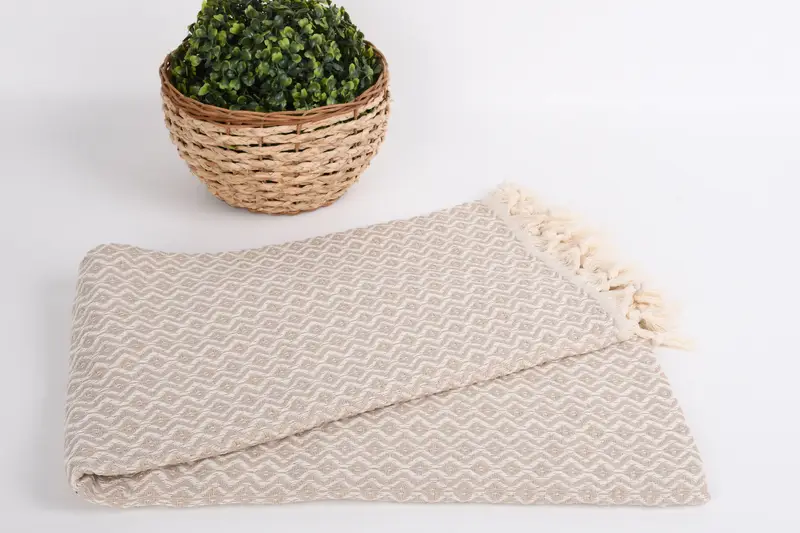 Bath towel, Handwoven Turkish Towel, 70x40 Cotton Diamond Towel, Bachelorette Party Decorations, Bridesmaid Gifts, Personalized Gift For Her - 4
