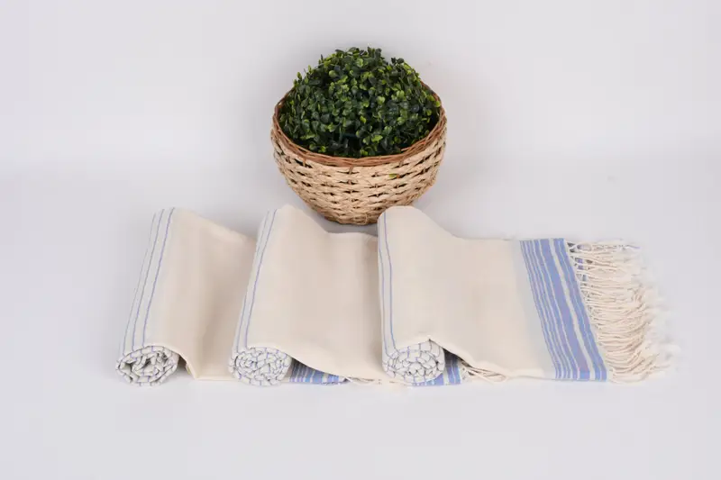 68x36 Cotton Striped Towel, Soft towel, Unique Gift, Unique Wedding Gift, Sand-Resistant Peshtemal, Gym Towel, Bachelor Gifts, Quick-Dry Beach Towel - 8