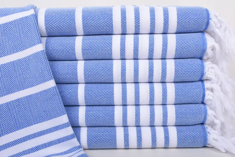 Wedding Gift, Wedding Hand Made Gift, Personalized Gifts, Holiday Towel, Wedding Shower Gift, Personalized Dish Towel, 40x20 Cotton Zig zag Towel - 1