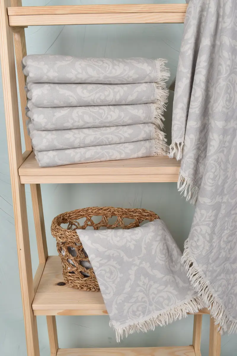 Travel towel, Bridal Shower Gift, Christmas Gift, Extra large Turkish bath towel, Holiday Towel, 68x36 Cotton Baroque Towel, Fouta towel, Spa Towel - 4