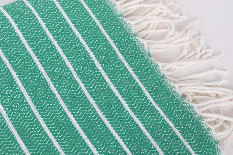 Handmade Turkish Towel, Cute Beach Towel, Personalized Wedding Gift, Bathroom Towel, Cotton towel, 70x40 Cotton Striped Towel, Sand-free towel - 6