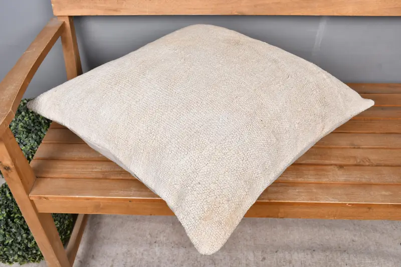 Cushion Cover, 24x24 Beige Pillow Case, Interior Designer Pillow, Vintage Kilim Throw Pillow, Gift Pillow, Christmas Cushion Case - 2