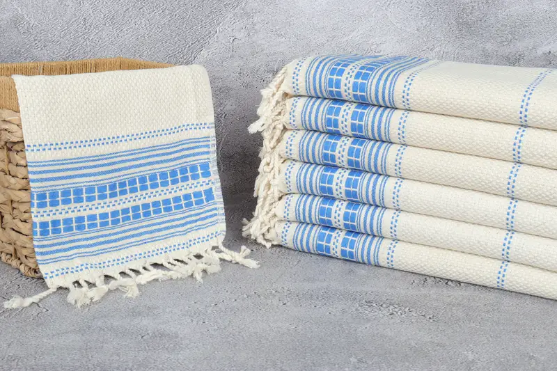 Xmas Gifts, Personalized Gifts, Christmas Hand Towel, Personalized Gift, Gifts For Him, Spa Towel, Bridesmaid Gifts, 40x20 Linen Striped Towel - 3