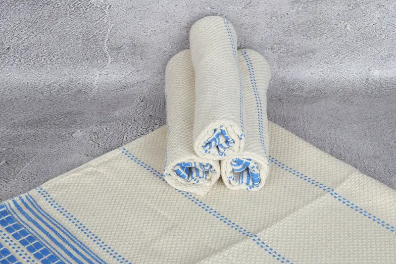 Xmas Gifts, Personalized Gifts, Christmas Hand Towel, Personalized Gift, Gifts For Him, Spa Towel, Bridesmaid Gifts, 40x20 Linen Striped Towel - 7