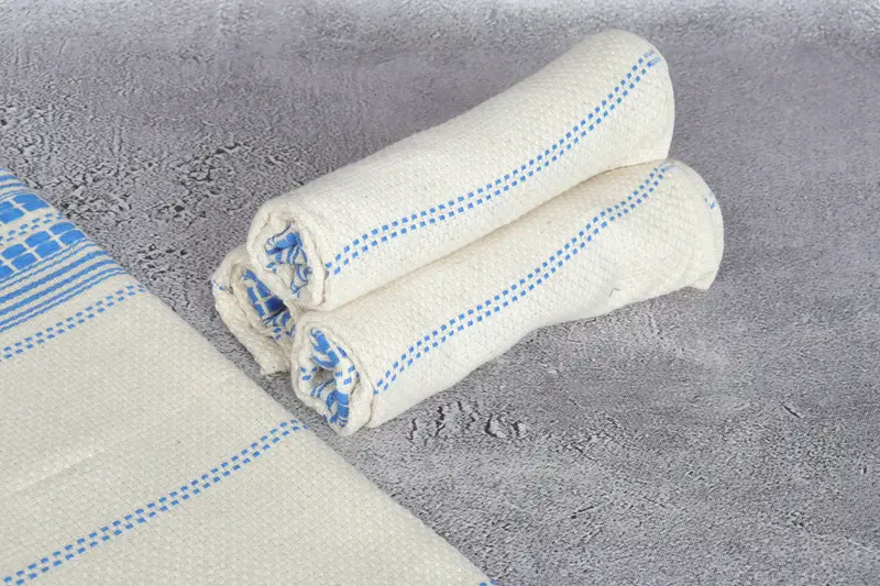 Xmas Gifts, Personalized Gifts, Christmas Hand Towel, Personalized Gift, Gifts For Him, Spa Towel, Bridesmaid Gifts, 40x20 Linen Striped Towel - 8
