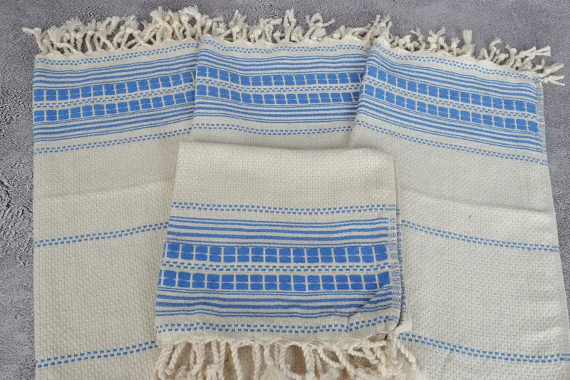 Xmas Gifts, Personalized Gifts, Christmas Hand Towel, Personalized Gift, Gifts For Him, Spa Towel, Bridesmaid Gifts, 40x20 Linen Striped Towel - 4
