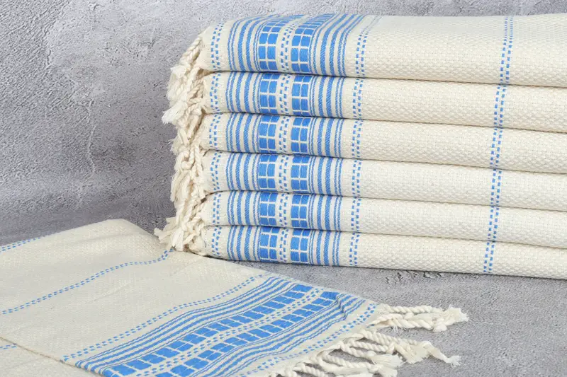 Xmas Gifts, Personalized Gifts, Christmas Hand Towel, Personalized Gift, Gifts For Him, Spa Towel, Bridesmaid Gifts, 40x20 Linen Striped Towel - 2