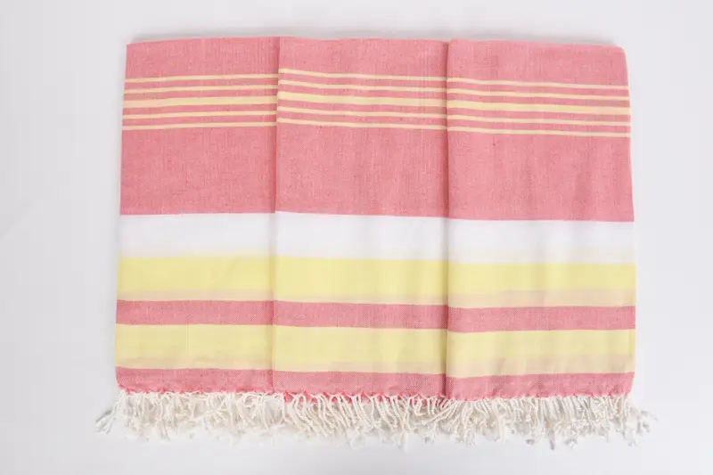 Housewarming Gift, Personalized Gift For Him, 70x40 Cotton Striped Towel, Girls Weekend Favors, Beach towel, Bridesmaid Gift Towel, Organic towel - 7