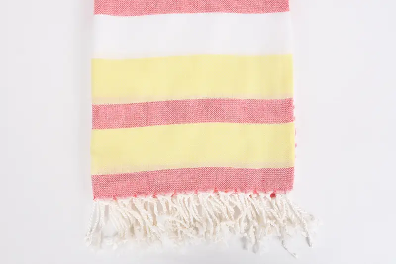 Housewarming Gift, Personalized Gift For Him, 70x40 Cotton Striped Towel, Girls Weekend Favors, Beach towel, Bridesmaid Gift Towel, Organic towel - 3
