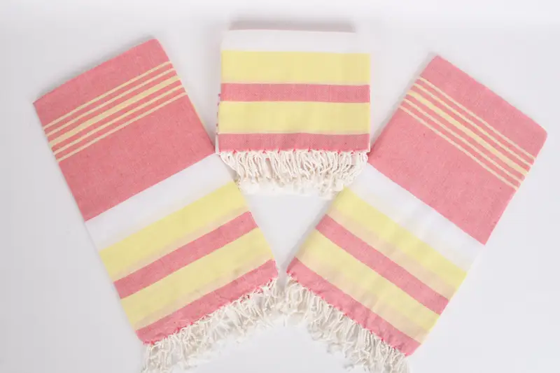 Housewarming Gift, Personalized Gift For Him, 70x40 Cotton Striped Towel, Girls Weekend Favors, Beach towel, Bridesmaid Gift Towel, Organic towel - 6