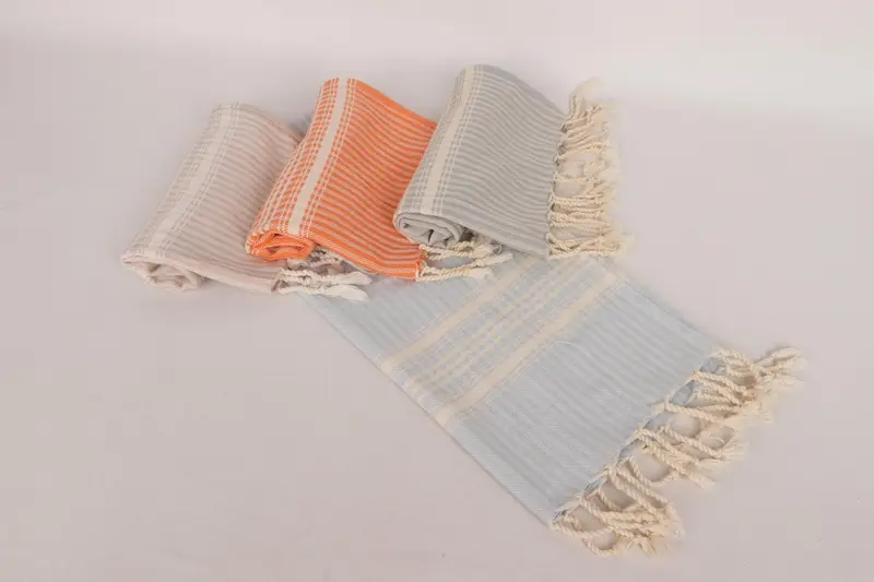 Custom Hand Towel, 40x18 Cotton Striped Towel, Best Friend Christmas Gift, Bachelorette Towel, Personalized Kitchen Towel, Monogrammed Hand Towel - 5