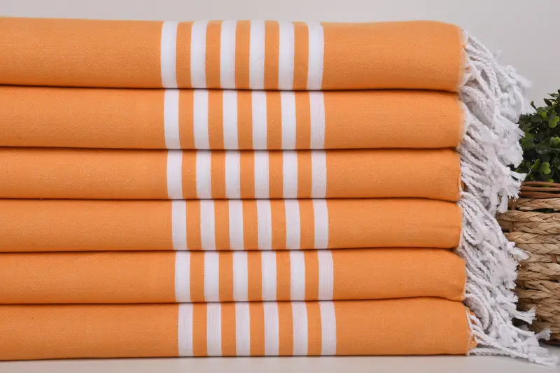 70x40 Cotton Striped Towel, Maid Of Honor Gift, Monogrammed Beach Towel, Beach Towel Gift, Kids Beach Towel, Scarf Towel, Spa Towel, Handmade Gift - 2
