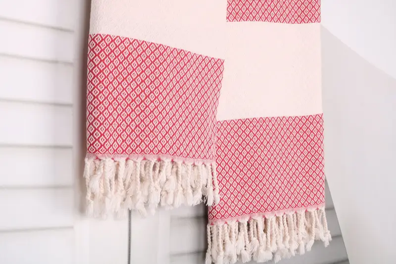 Gift For Wedding Day, Wedding Gifts Towel, Thin towel, 70x36 Linen Diamond Towel, Hammam Towel USA, Handmade Gift, Kids Beach Towel, Fouta towel - 8