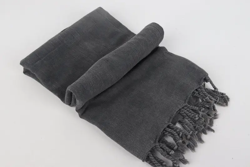 Guest Towel, Organic towel, Lightweight towel, Thin towel, Luxury Turkish peshtemal beach towel, Xmas Gifts, 64x36 Cotton Striped Stonewashed Towel - 6