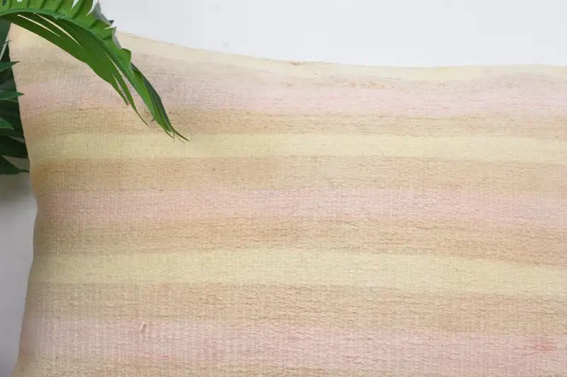 Boho Pillow Sham Cover, Pillow Case, Neutral Throw Cushion, 16x24 White Cushion, Vintage Pillow, Interior Designer Pillow, Cozy Throw Cushion Case - 2