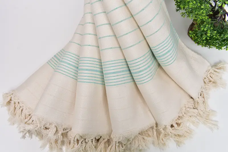 Beach Theme Bachelorette Party Gifts, Sand-free towel, Bridesmaid Gift, Turkish Towel USA, 70x40 Cotton Striped Towel, Personalize Gift, Gym Towel - 4