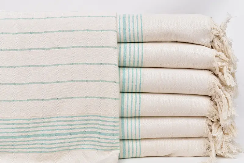 Beach Theme Bachelorette Party Gifts, Sand-free towel, Bridesmaid Gift, Turkish Towel USA, 70x40 Cotton Striped Towel, Personalize Gift, Gym Towel - 1