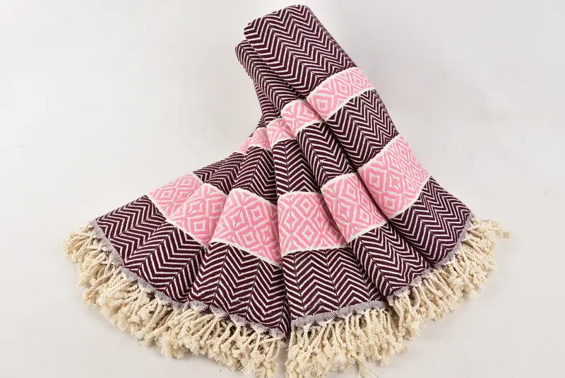 Home Decor Gifts, 70x40 Cotton Chevron Towel, Gym Towel, Bachelor Bachelorette Party Favors, Towel With Name, Wedding Gift Ideas, Bridal Shower Gift - 4