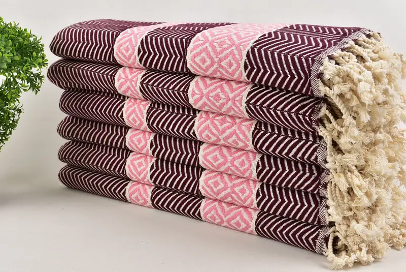 Home Decor Gifts, 70x40 Cotton Chevron Towel, Gym Towel, Bachelor Bachelorette Party Favors, Towel With Name, Wedding Gift Ideas, Bridal Shower Gift - 3