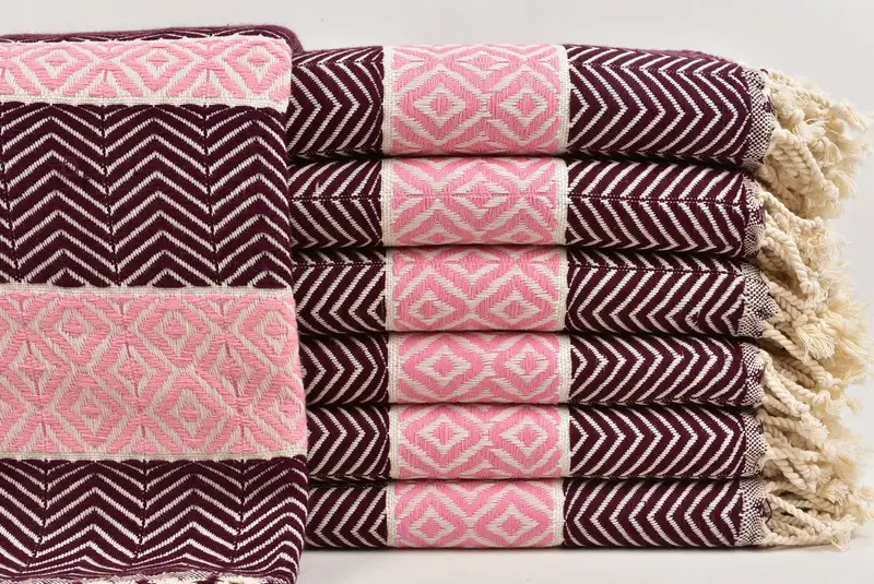 Home Decor Gifts, 70x40 Cotton Chevron Towel, Gym Towel, Bachelor Bachelorette Party Favors, Towel With Name, Wedding Gift Ideas, Bridal Shower Gift - 1
