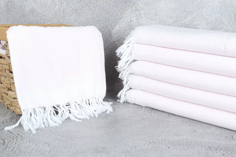 92x56 Cotton Striped Towel, Decorative Blanket, Valentine Day Gift For Her, Turkish Blanket, Throw Blankets, Turkish Bedcover, Custom Blanket - 3