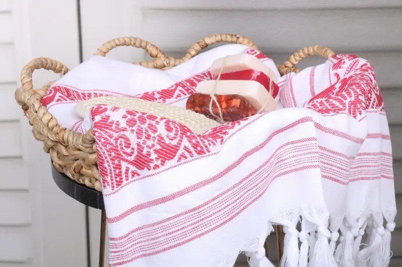 68x40 Cotton Scorpion Design Towel, Wedding Gift Ideas, Custom Wedding Gift, Turkish bath towel, Gift For The Home Decor, Bachelorette Party Favors - 2