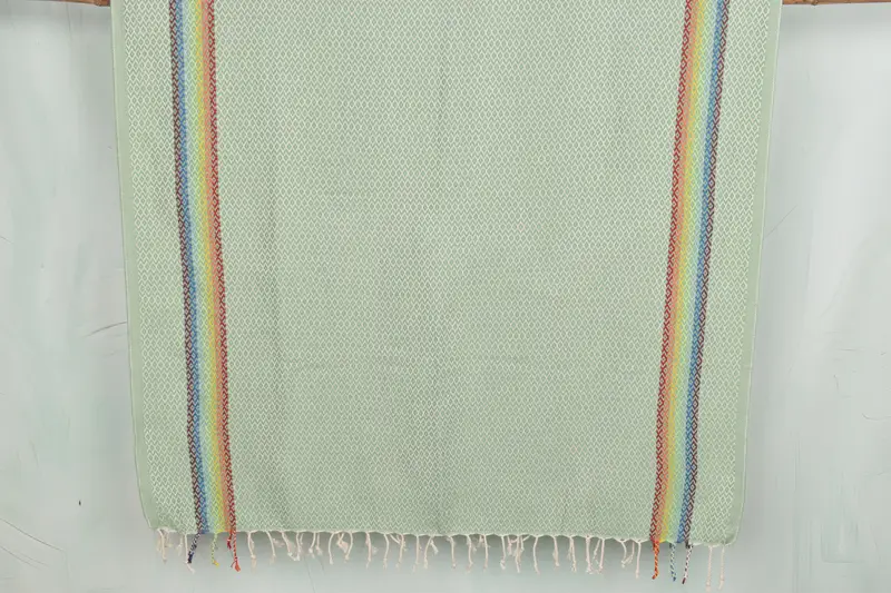 Embroidery Towels, Personalized Gift, 70x40 Cotton Diamond Towel, Large Turkish Towel, Personalized Bridesmaid Beach Towel, Lightweight towel - 1