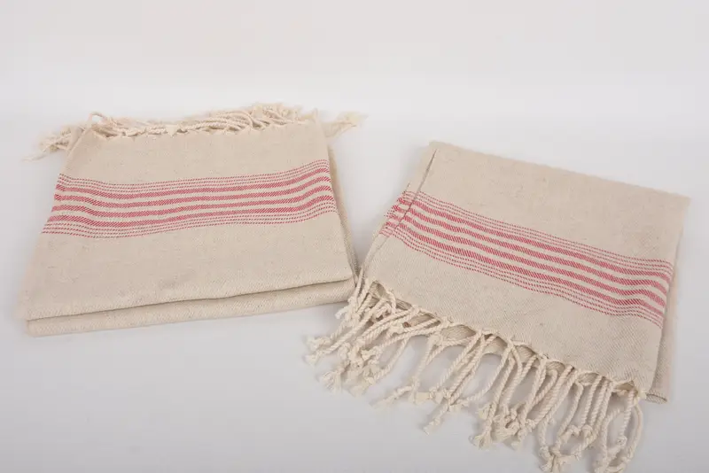 En İyi Arkadaş Hediye Fikirleri, Konuk Havlusu, Monogram Mutfak Havlu, Türk Havlu El Havlusu, 36x18 Keten Çizgili Havlu, Özel El Havlu, Monogram Havlular - 7
