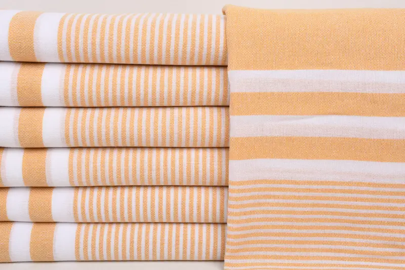 Turkish Towel Beach, Organic cotton Turkish peshtemal towel, Peshtemal Towel, Maid Of Honor Gift, 70x40 Cotton Striped Towel, Monogram Beach Towel - 1
