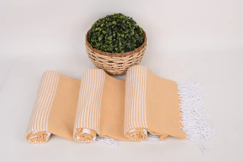 Turkish Towel Beach, Organic cotton Turkish peshtemal towel, Peshtemal Towel, Maid Of Honor Gift, 70x40 Cotton Striped Towel, Monogram Beach Towel - 8