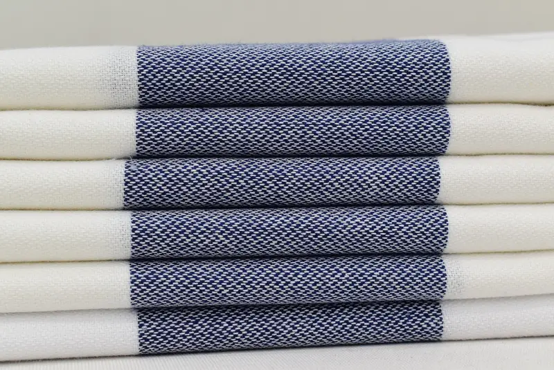 40x24 Cotton Striped Towel, Home Decor Towel, Wedding Gift Kitchen Towel, Personalized Dish Towel, Small Bath Towels, Monogram Kitchen Towel - 5