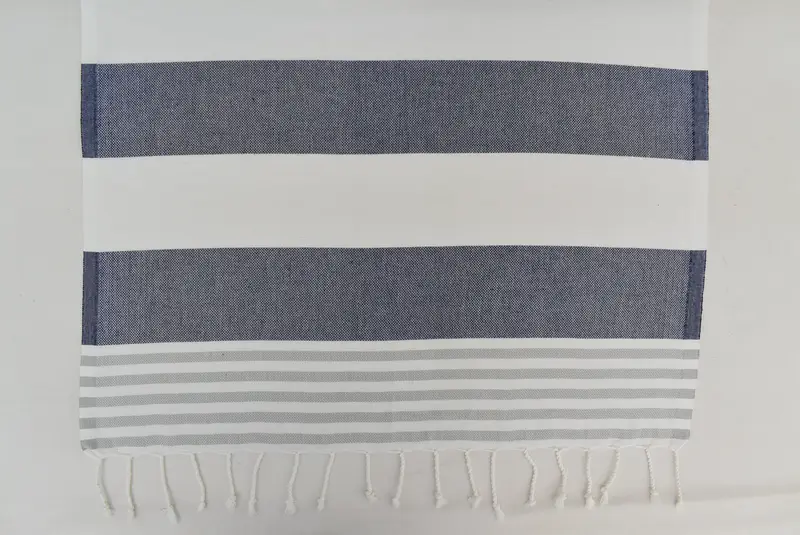 40x24 Cotton Striped Towel, Home Decor Towel, Wedding Gift Kitchen Towel, Personalized Dish Towel, Small Bath Towels, Monogram Kitchen Towel - 7