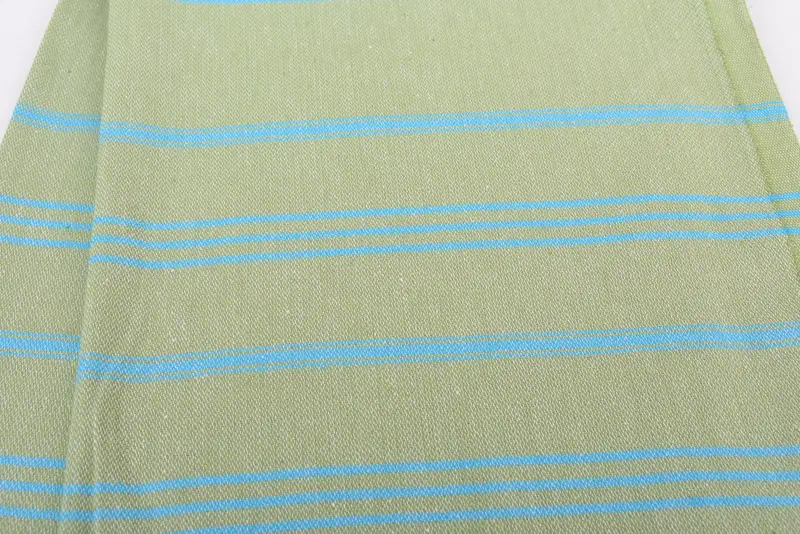 Türk çay havlu, erkek arkadaş hediyesi, kişiselleştirilmiş el havlu, 40x24 pamuklu çizgili havlu, nedime hediyesi, iyilik için düğün, monogramlı el havlu - 4