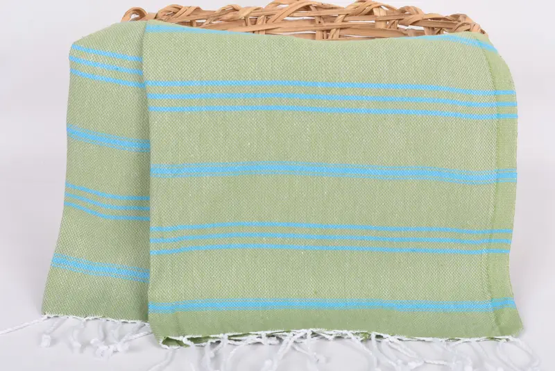 Türk çay havlu, erkek arkadaş hediyesi, kişiselleştirilmiş el havlu, 40x24 pamuklu çizgili havlu, nedime hediyesi, iyilik için düğün, monogramlı el havlu - 5